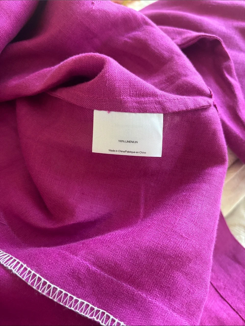 Tory Burch Magenta Embroidered Tunic Top